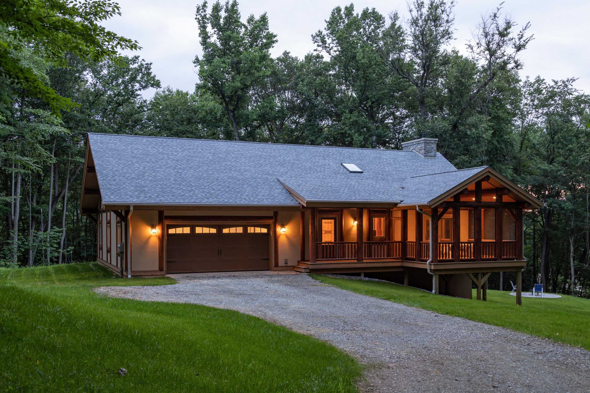 Log Post and Beam Homes Highline Construction